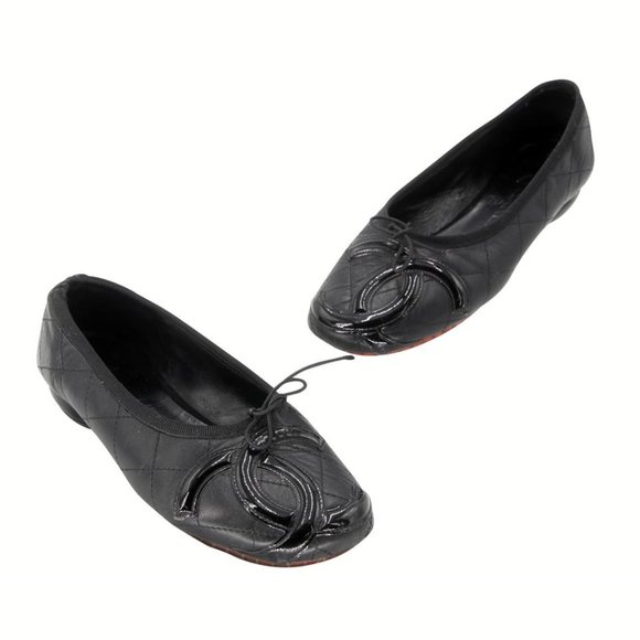 Chanel Ballerina 35 Swan Lambskin Ballet Flats CCC-S0207P-C014
